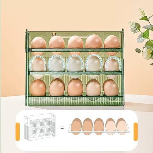 Flappable Egg Rack for Refrigerator
