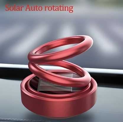 Car/Room Air Freshener - Solar Power Rotating - French Organic Fragrance