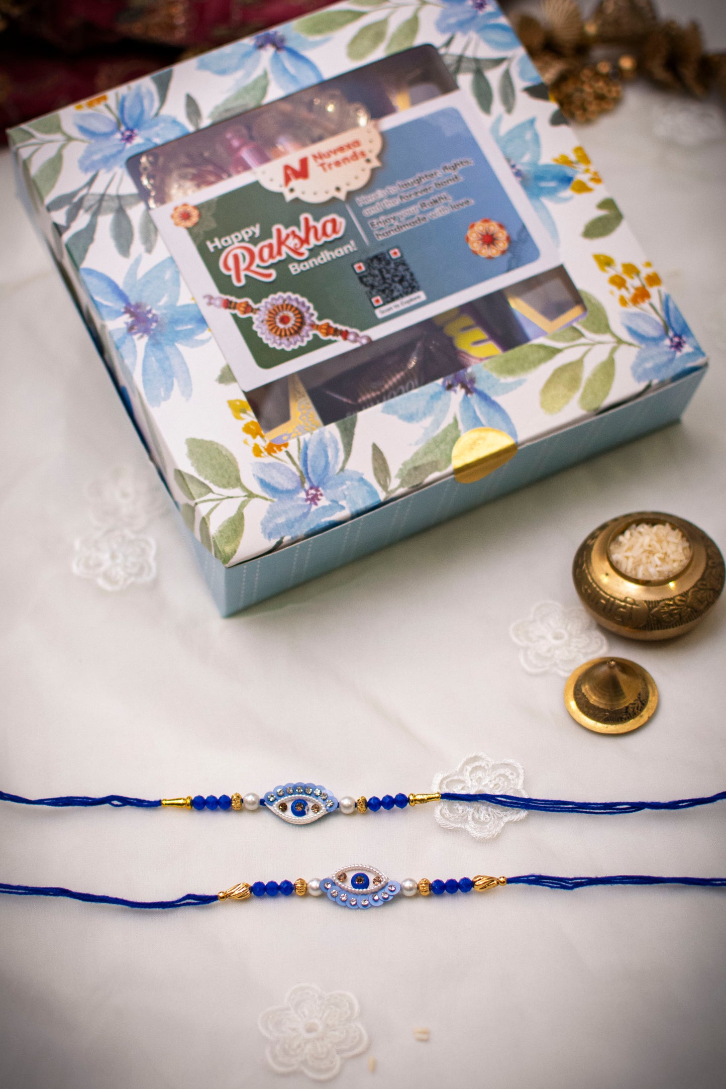 Divya Drishti - Set of 2 Rakhis | Gift-Ready Box