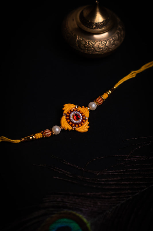 Vedic Flame - Set of 2 Rakhis | Gift-Ready Box