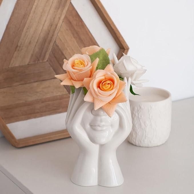 Aesthetic Face Bloom Vase