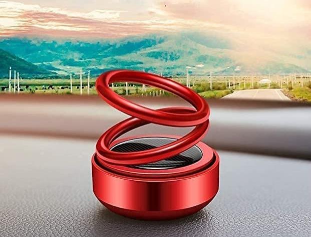 Car/Room Air Freshener - Solar Power Rotating - French Organic Fragrance