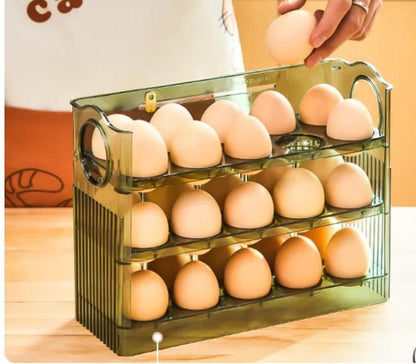 Flappable Egg Rack for Refrigerator