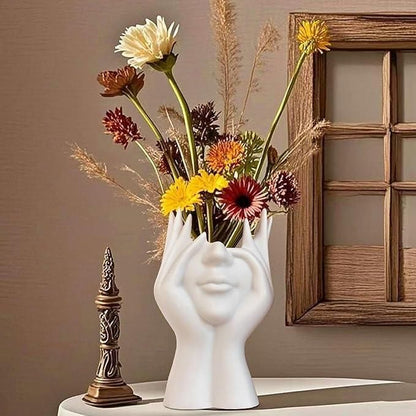 Aesthetic Face Bloom Vase