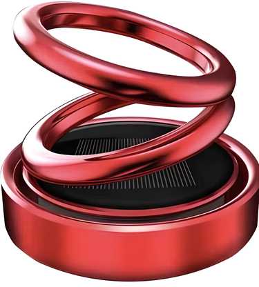 Car/Room Air Freshener - Solar Power Rotating - French Organic Fragrance