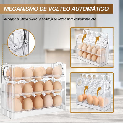 Flappable Egg Rack for Refrigerator