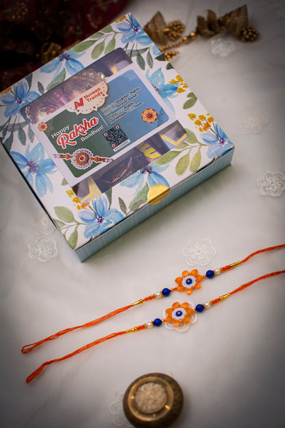 Pushp Raksh - Set of 2 Rakhis | Gift-Ready Box