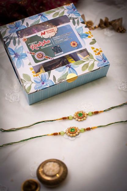 Harit Ratna - Set of 2 Rakhis | Gift-Ready Box