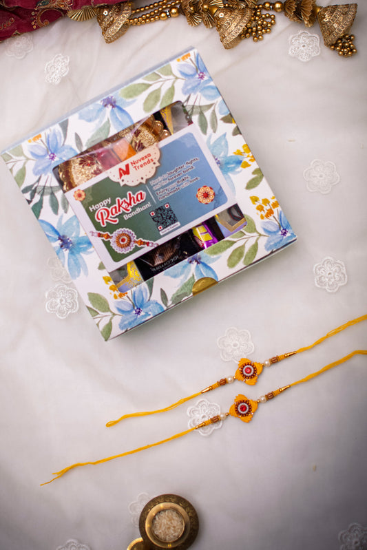 Vedic Flame - Set of 2 Rakhis | Gift-Ready Box