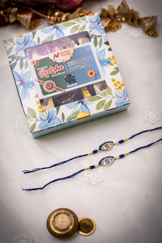Dhrishtika - Set of 2 Rakhis | Gift-Ready Box