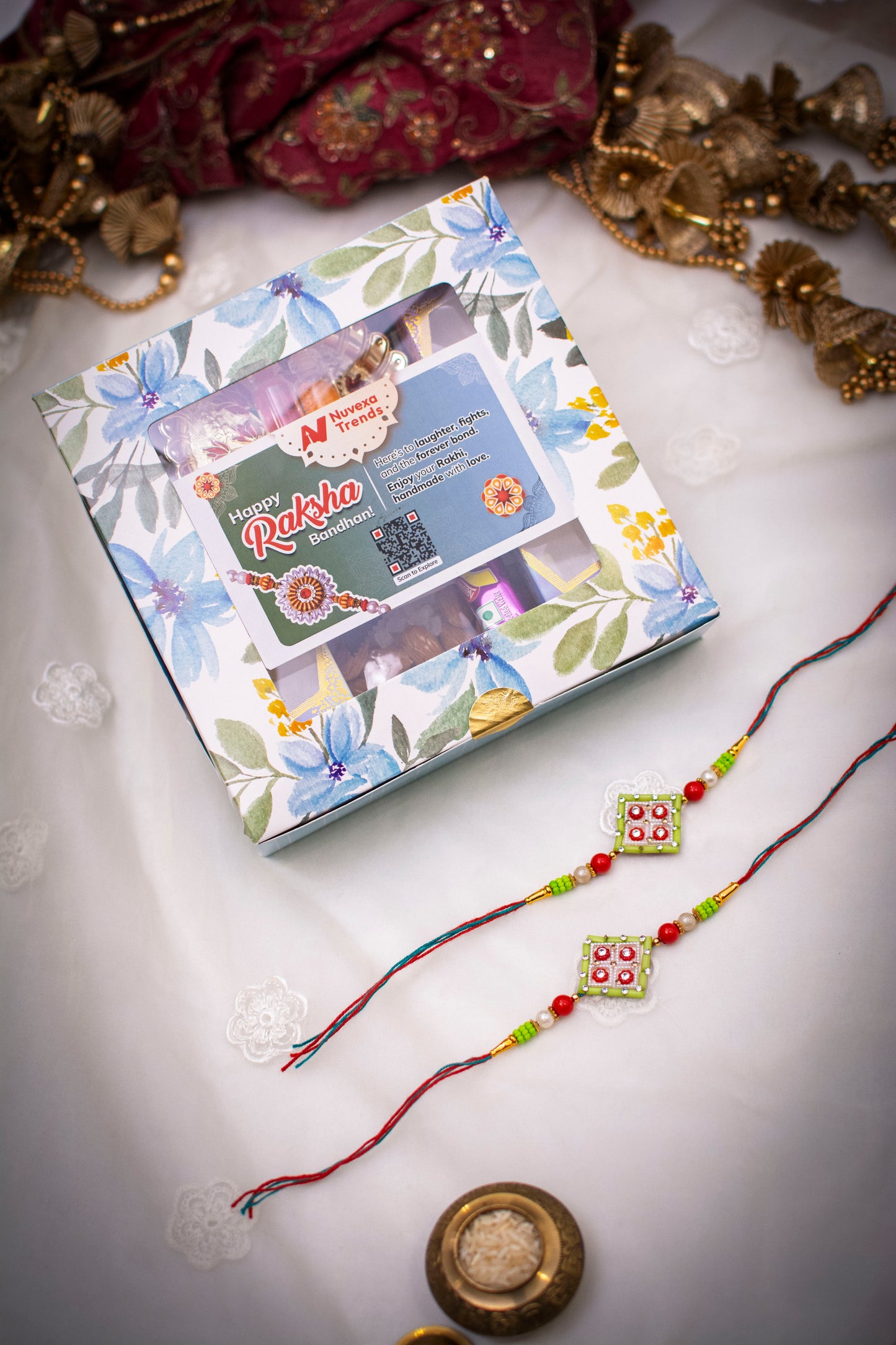 Chaturya - Set of 2 Rakhis | Gift-Ready Box