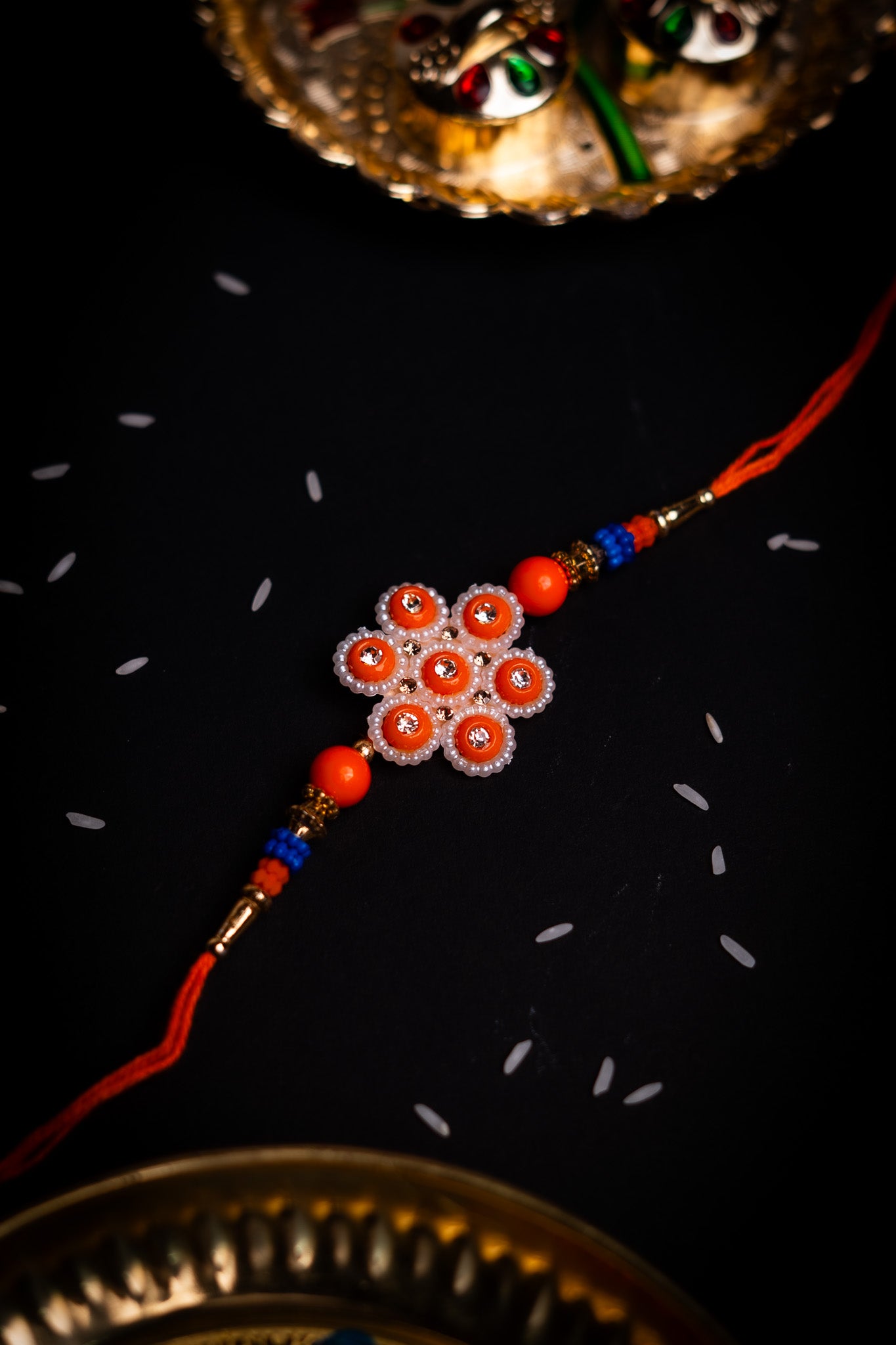 Sunburst Pearl - Set of 2 Rakhis | Gift-Ready Box